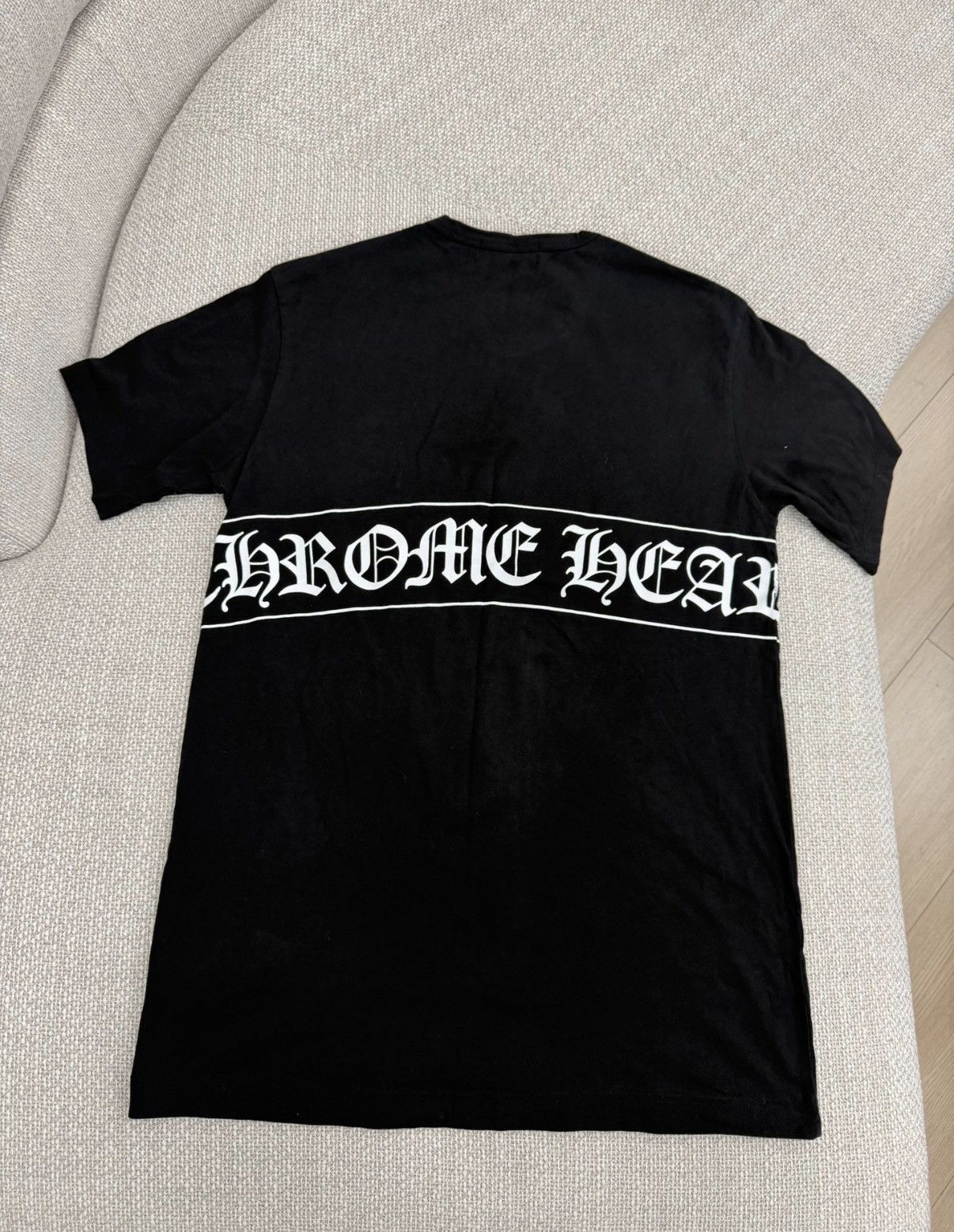 Chrome Hearts Chrome Hearts Black Short Sleeve Tee Size US XL / EU 56 / 4 - 2 Thumbnail