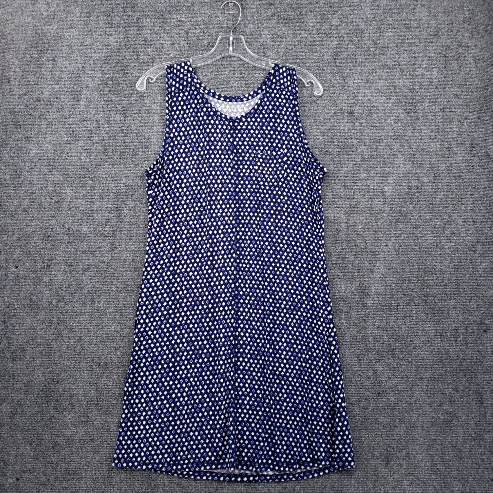 Nautica Nautica Dress Womens S Small Blue Tank Sleeveless Pullover Lightweight Rayon NEW Size S / US 4 / IT 40 - 2 Thumbnail