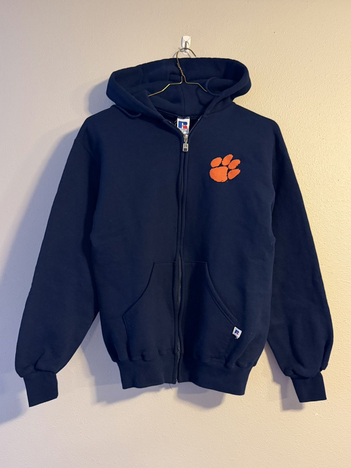 Russell Athletic vintage 90s-y2k clemson russell zip up hoodie medium Size US M / EU 48-50 / 2 - 1 Thumbnail