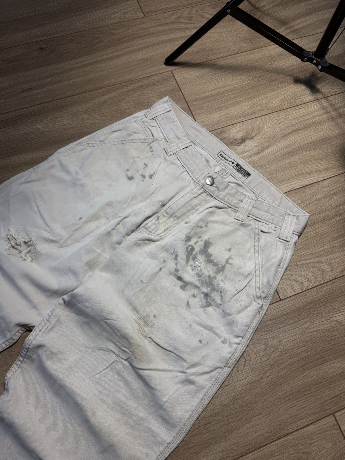 Carhartt 00s Crashed Carhartt Vintage Destroyed y2k Streetwear Pants Size US 28 / EU 44 - 4 Thumbnail