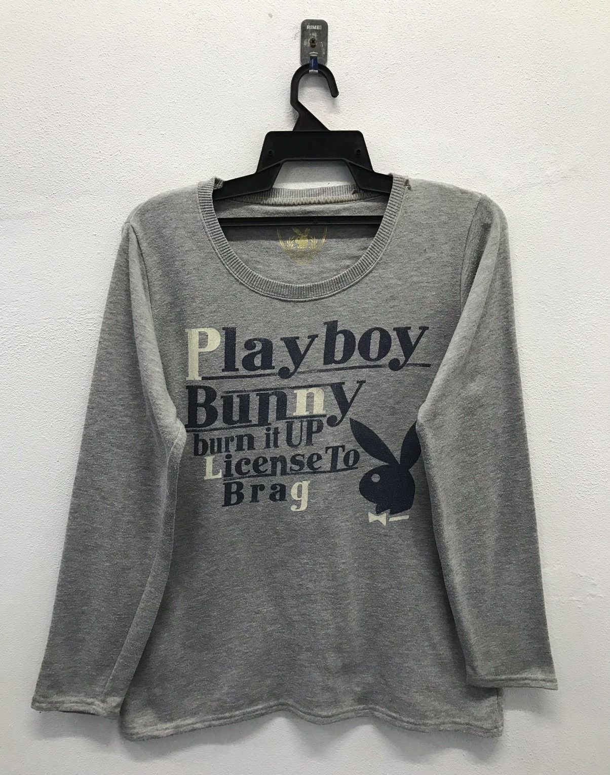 Playboy × Vintage Vintage Play Boy Bunny Sweatshirt Size US L / EU 52-54 / 3 - 1 Thumbnail