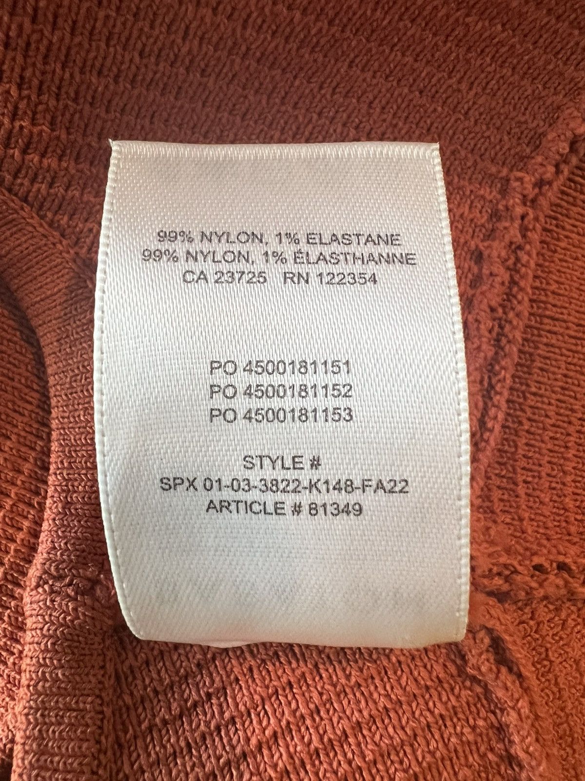 Aritzia Aritzia Babaton Sculpt Knit Tank Top Crop Rust Orange M Size M / US 6-8 / IT 42-44 - 6 Thumbnail