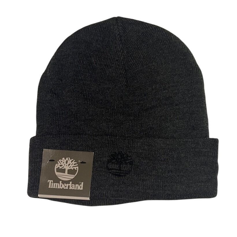 Timberland Timberland Heathered Knit Cuff Hat OSFM -Charcoal Size ONE SIZE - 2 Thumbnail