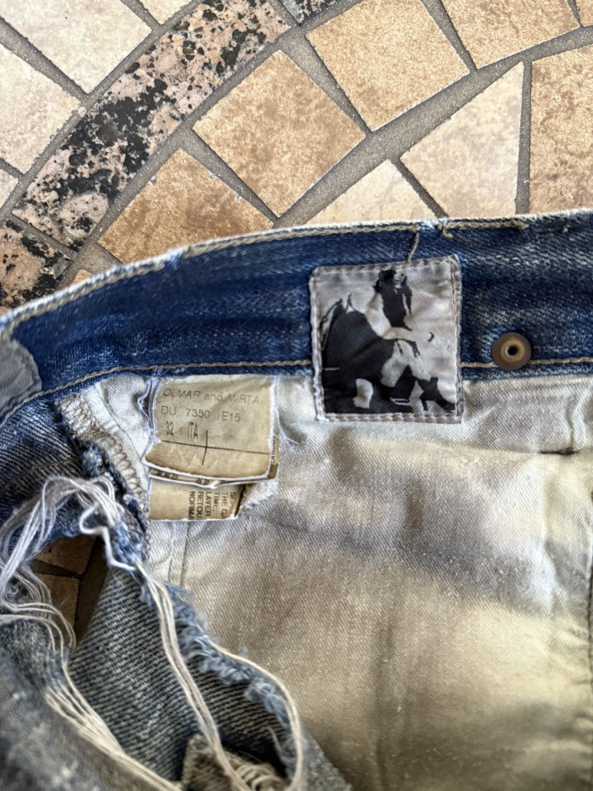 Rick Owens × Rick Owens Drkshdw FW08 “STAG” Dust Denim Size US 34 / EU 50 - 6 Thumbnail