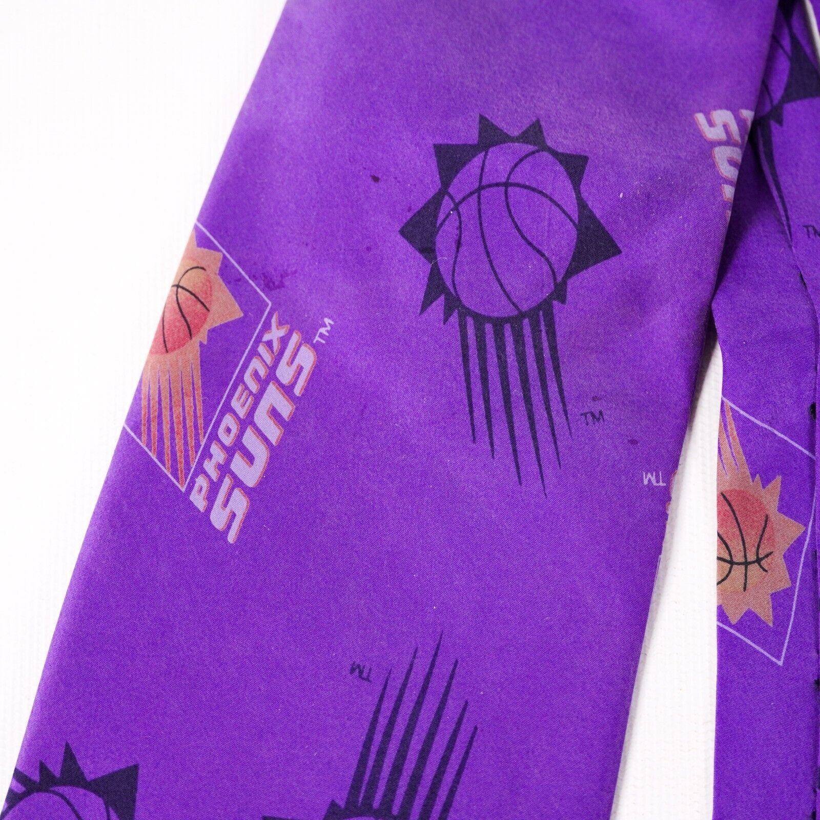 NBA VTG Phoenix Suns NBA Finals Basketball Silk Neck Tie Size ONE SIZE - 4 Thumbnail