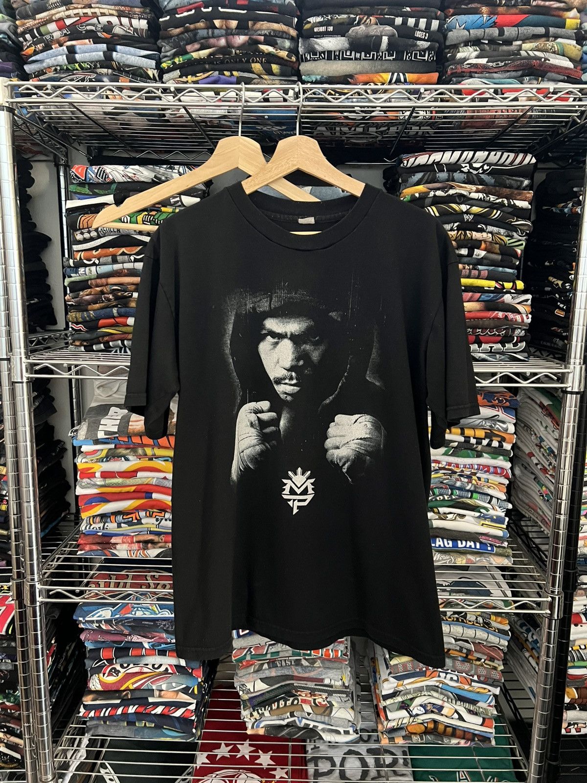 Vintage 2000s Manny Pacman Pacquiao Boxing Team Tee Size US XL / EU 56 / 4 - 1 Thumbnail