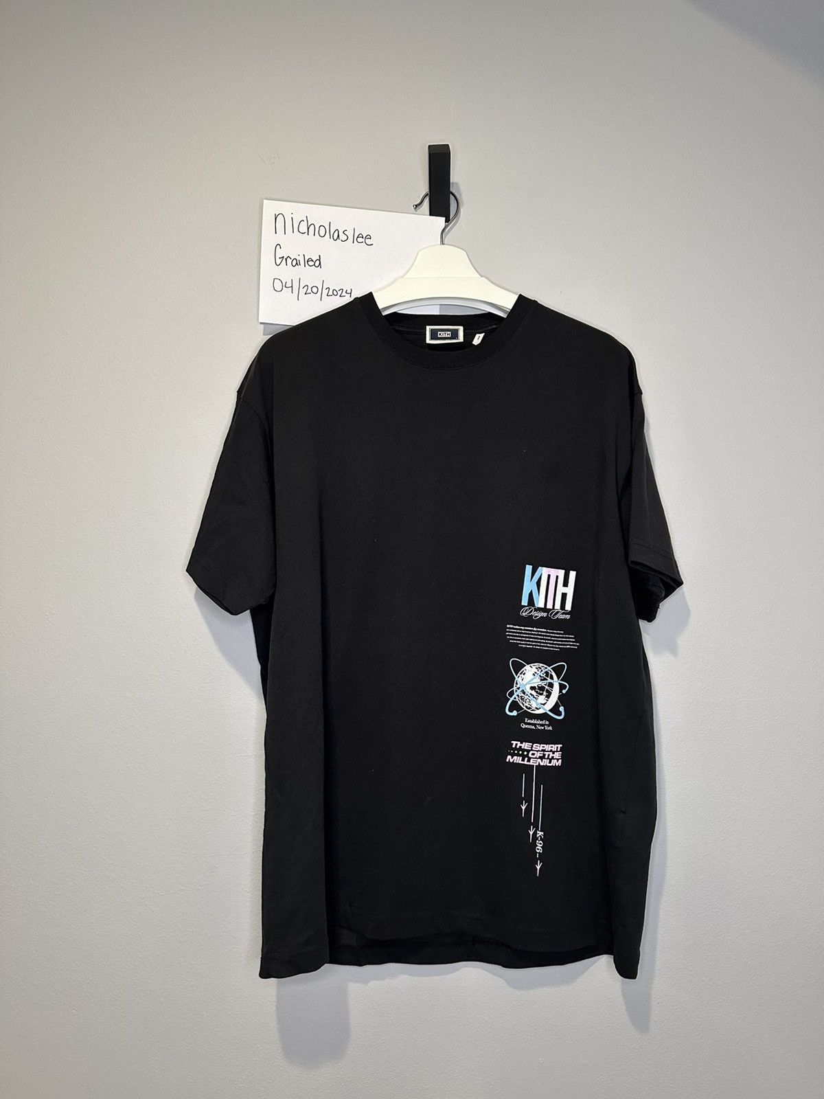 Kith KITH - SPIRIT OF THE MILLENNIUM TEE Size US L / EU 52-54 / 3 - 1 Thumbnail