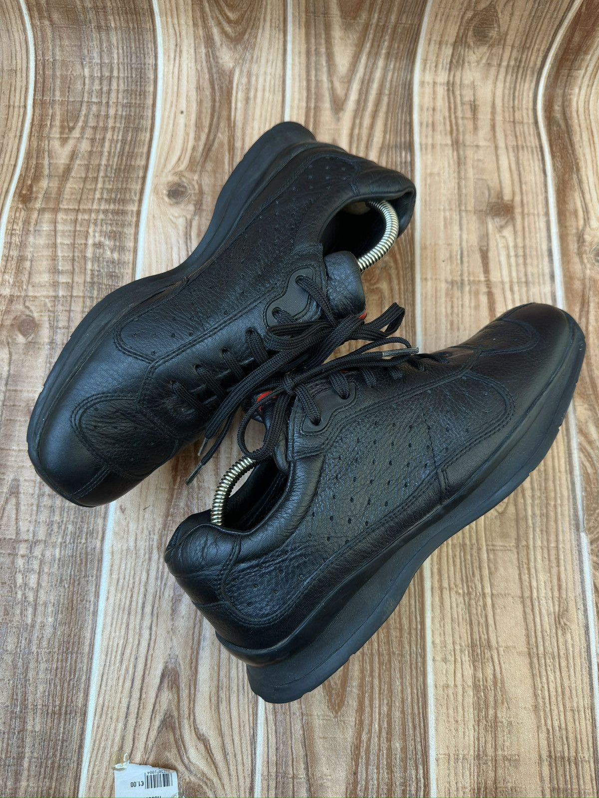 Prada Vintage Prada Sport Allacciata Regata Gym Nero Sneakers. Size US 7.5 / EU 40-41 - 13 Thumbnail