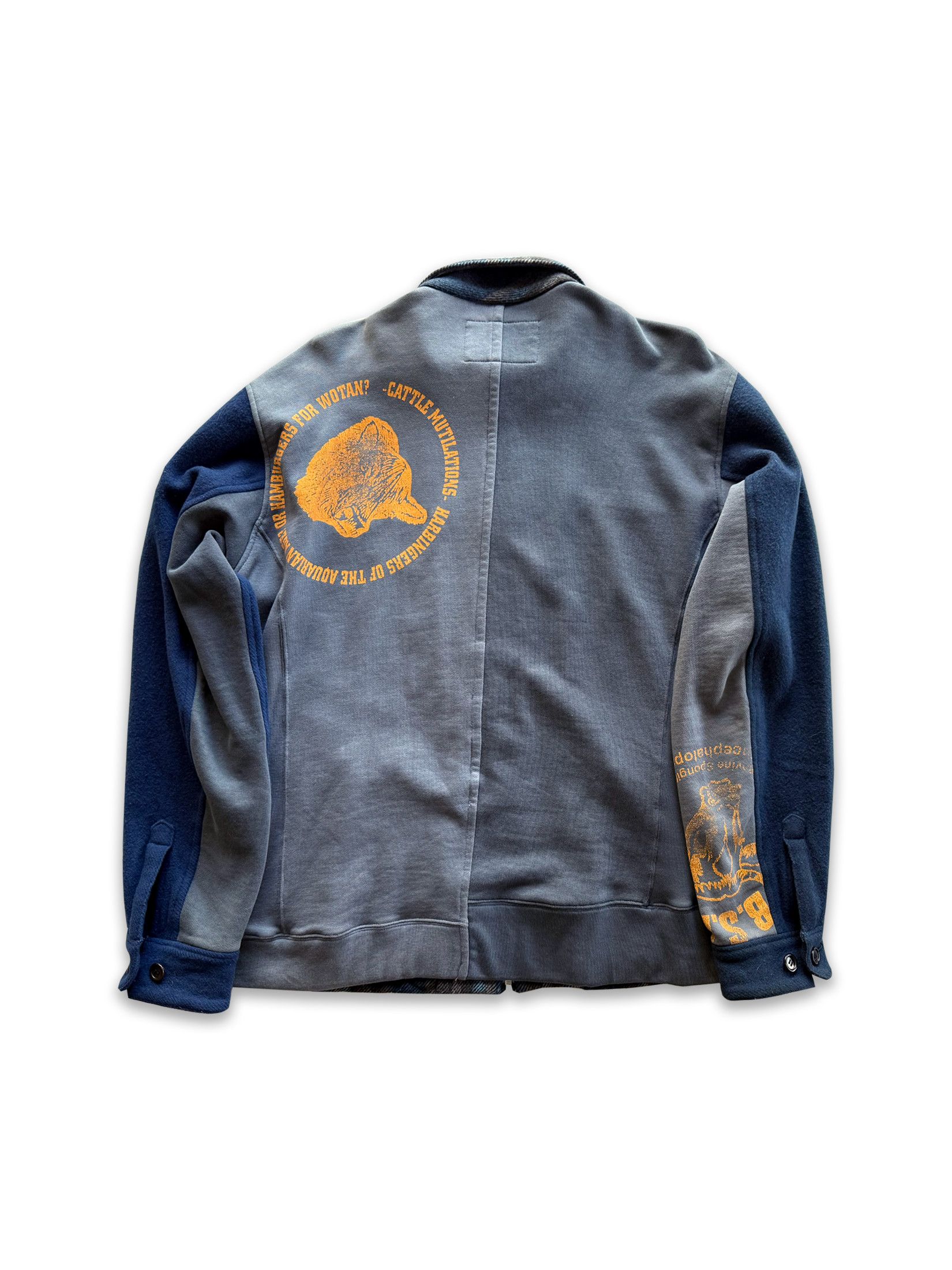 Undercover AW03 Paper Doll Hybrid Reconstructed Wool Jacket Size US L / EU 52-54 / 3 - 3 Thumbnail