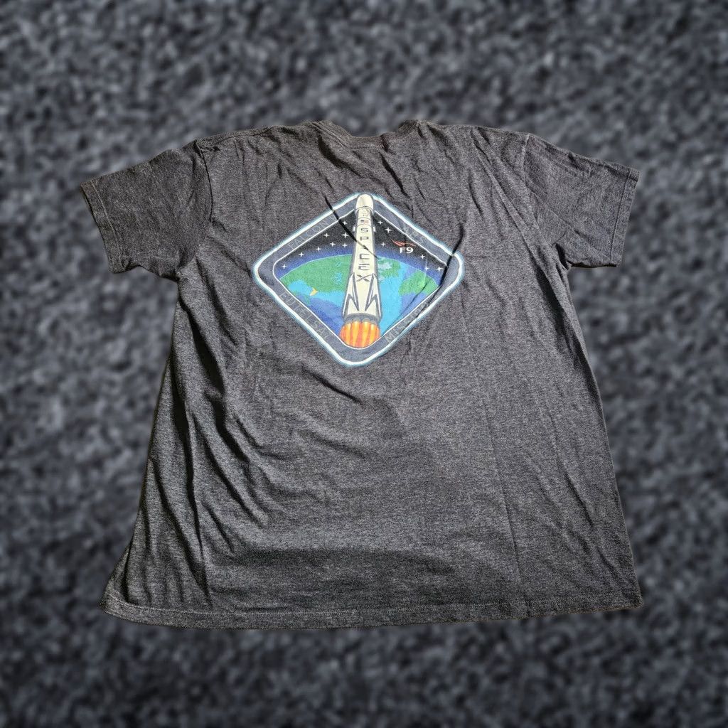 Doublet SpaceX Mens T-Shirt 2XL Rocket Rocketeer Crew Neck Short Sleeve Double-Sided Multicolor Distressed Size US XXL / EU 58 / 5 - 1 Thumbnail