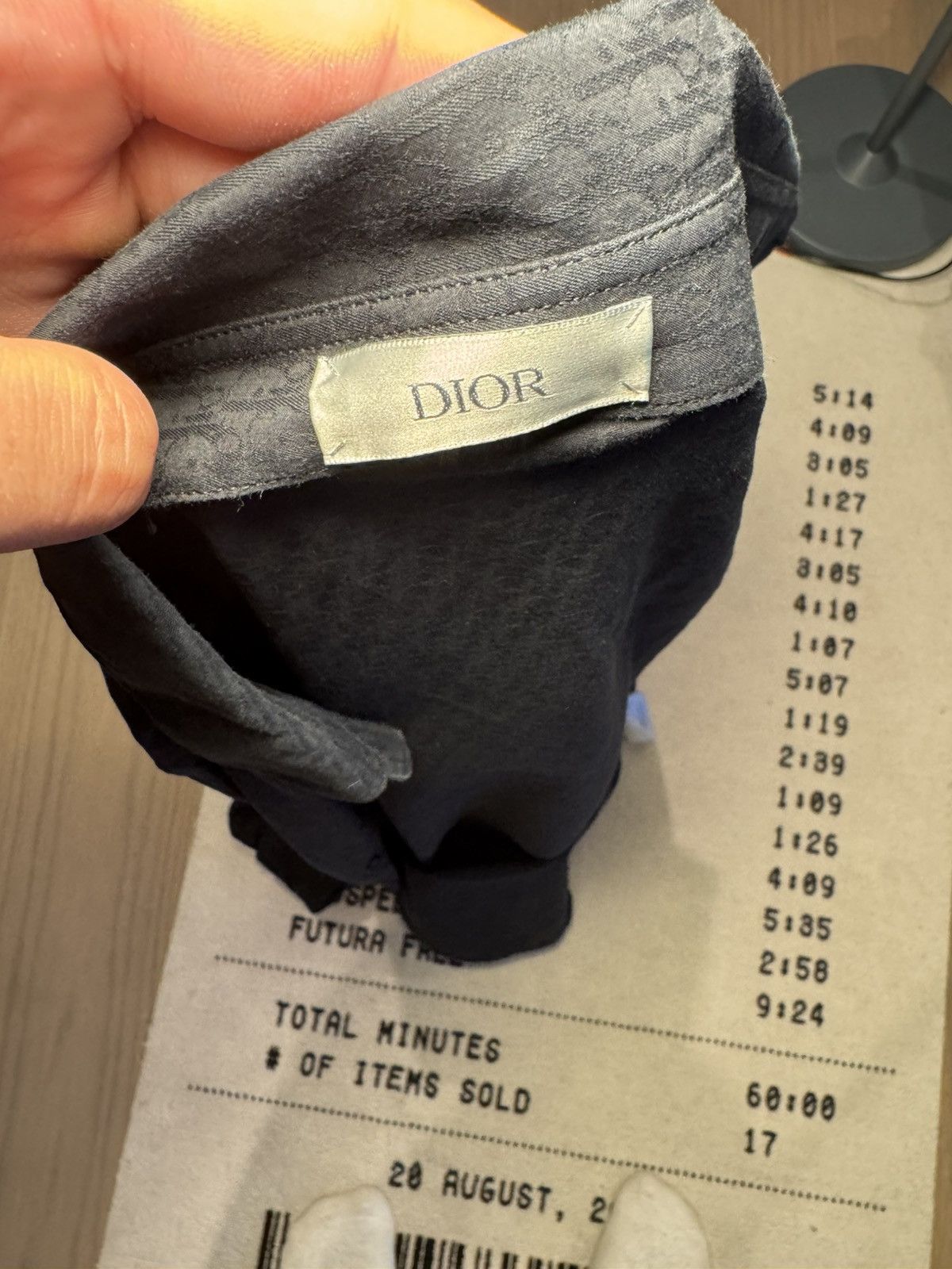Dior Dior black logo shirt Size US XXS / EU 40 - 5 Thumbnail