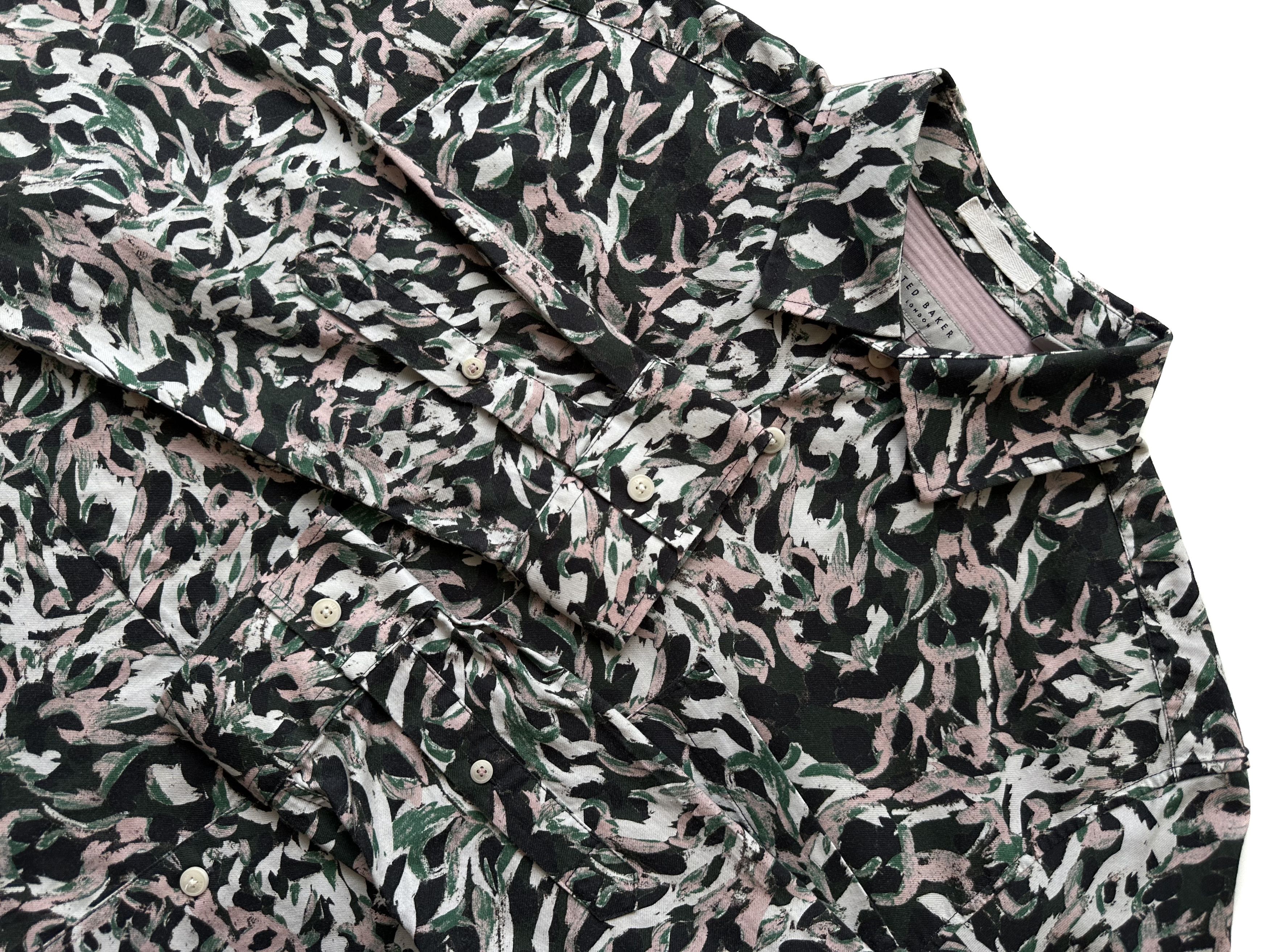 Ted Baker Ted Baker flower print overshirt Size US L / EU 52-54 / 3 - 5 Thumbnail