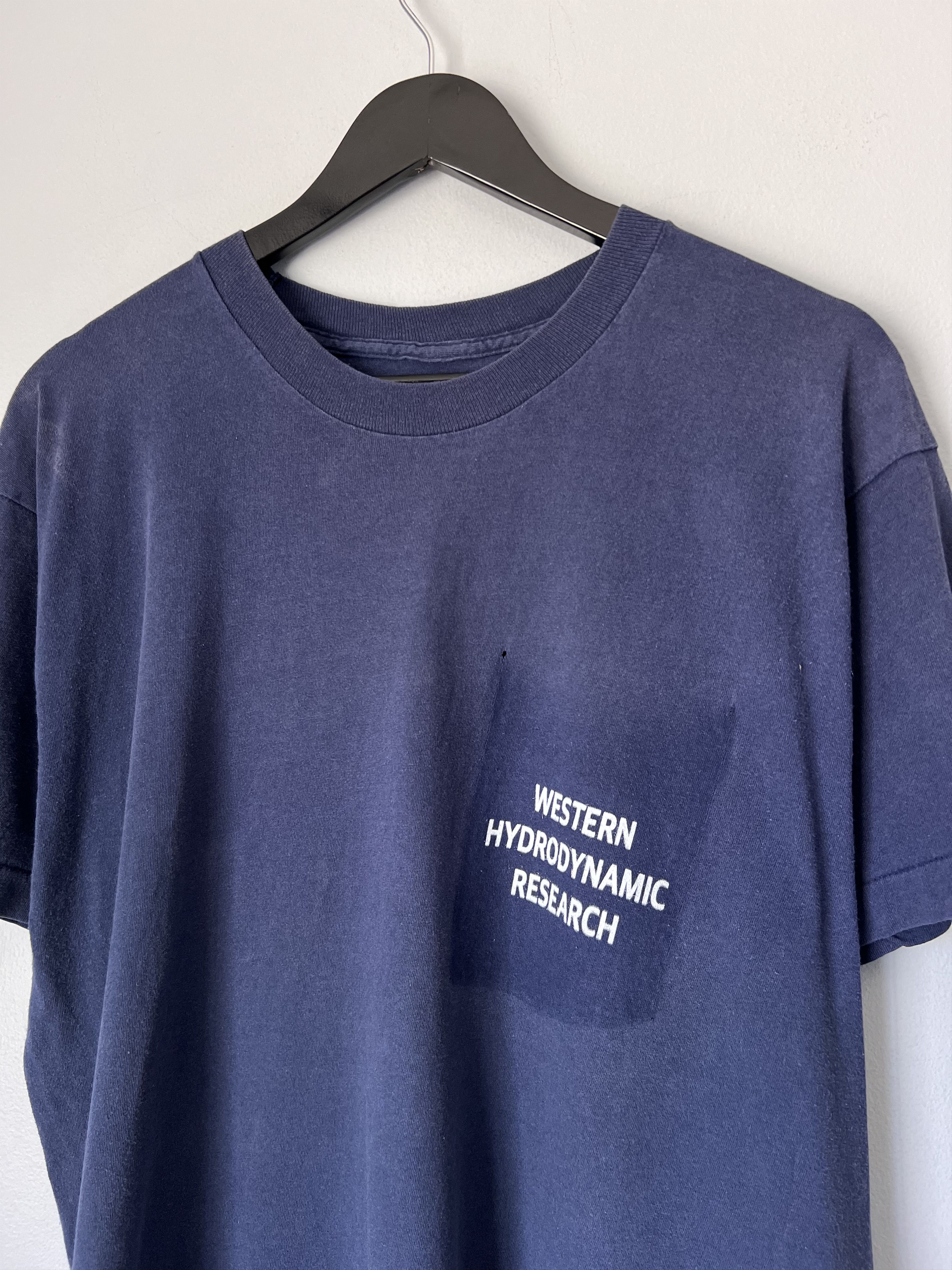 Western Hydrodynamic Research Western Hydrodynamic Research Ghost Pocket Tee in Navy Size US M / EU 48-50 / 2 - 2 Thumbnail