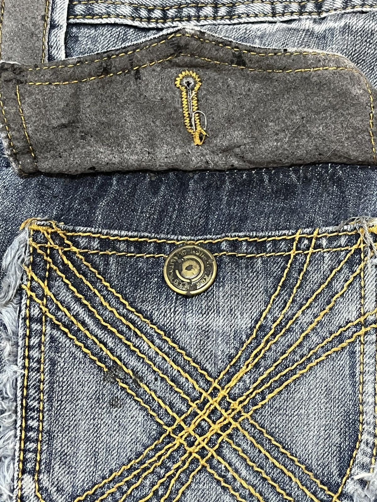 Hysteric Glamour Vintage Oririn Flare Paint Splatter Grunge Distressed Denim Size US 32 / EU 48 - 12 Thumbnail