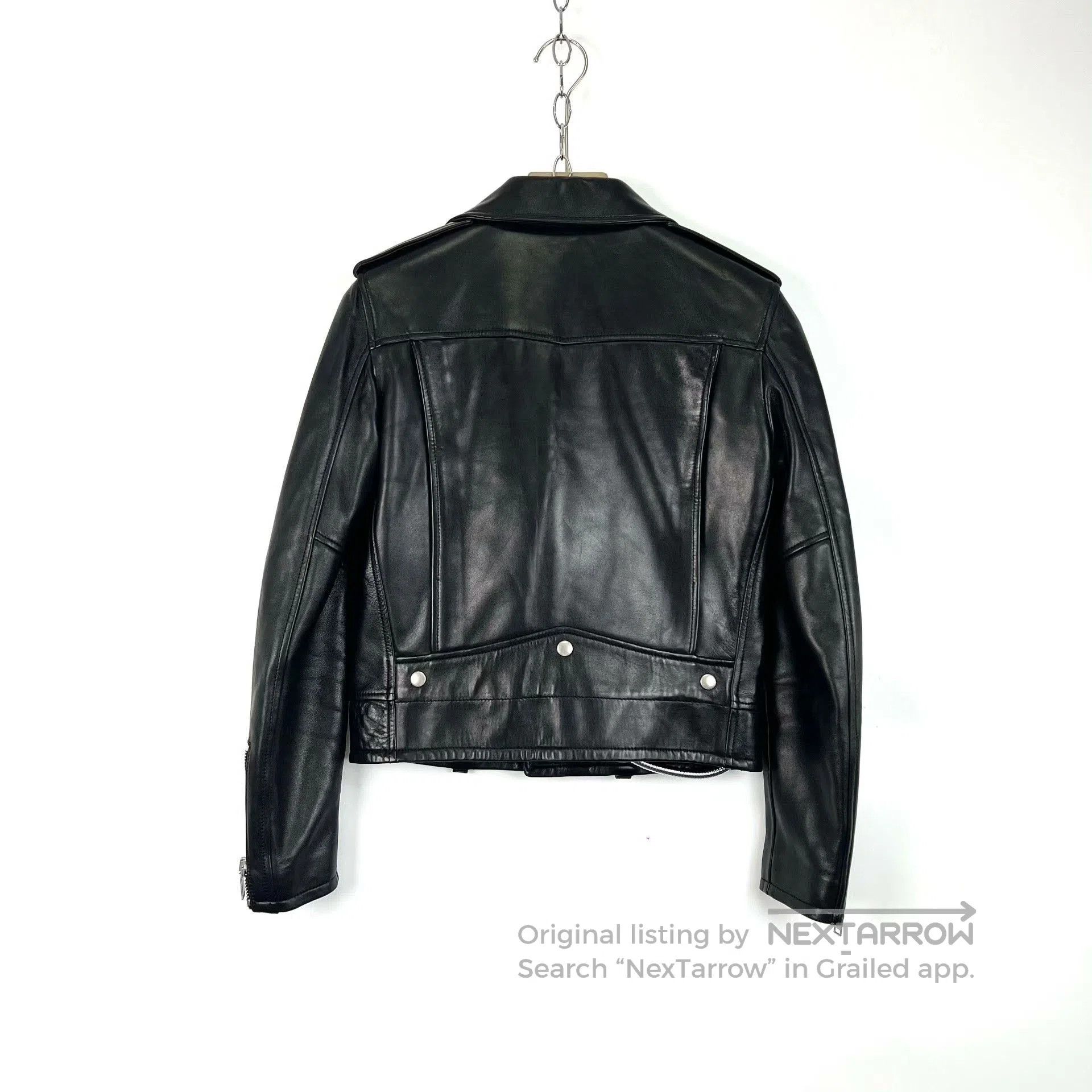 Saint Laurent Paris Saint Laurent Classic Leather Biker Jacket. Size US M / EU 48-50 / 2 - 2 Thumbnail