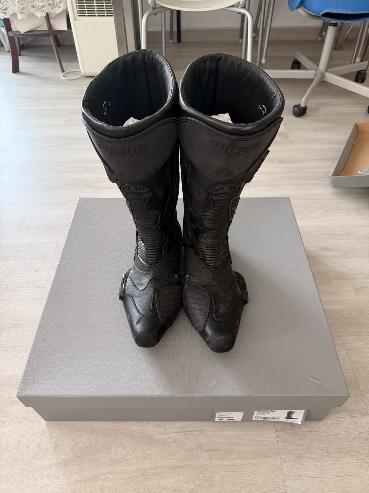 Balenciaga FW23 Runway Motor Boots Size US 9 / EU 42 - 1 Thumbnail