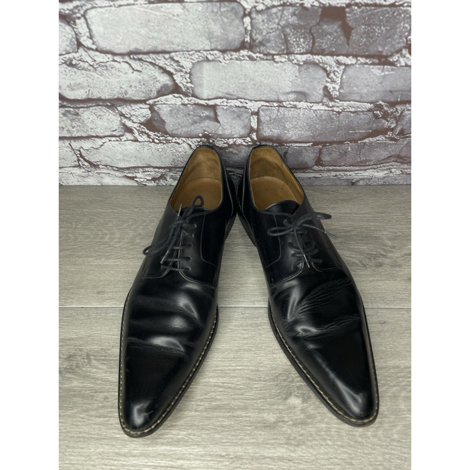 Marc Jacobs Marc Jacobs Handmade Black Leather Derby Oxfords Shoes Men’s Size US 9 / EU 42 - 14 Thumbnail