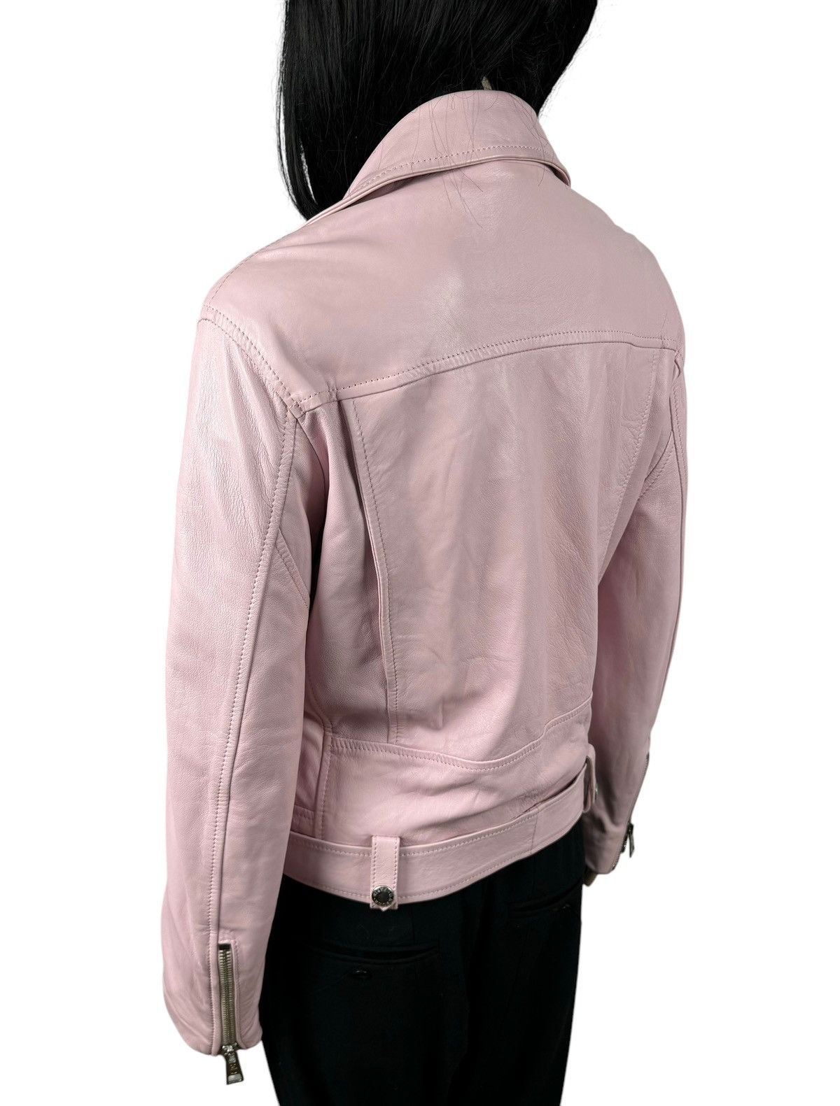 Gaelle Paris Gaelle Paris Genuine Leather Biker Jacket size 42 Size M / US 6-8 / IT 42-44 - 5 Thumbnail