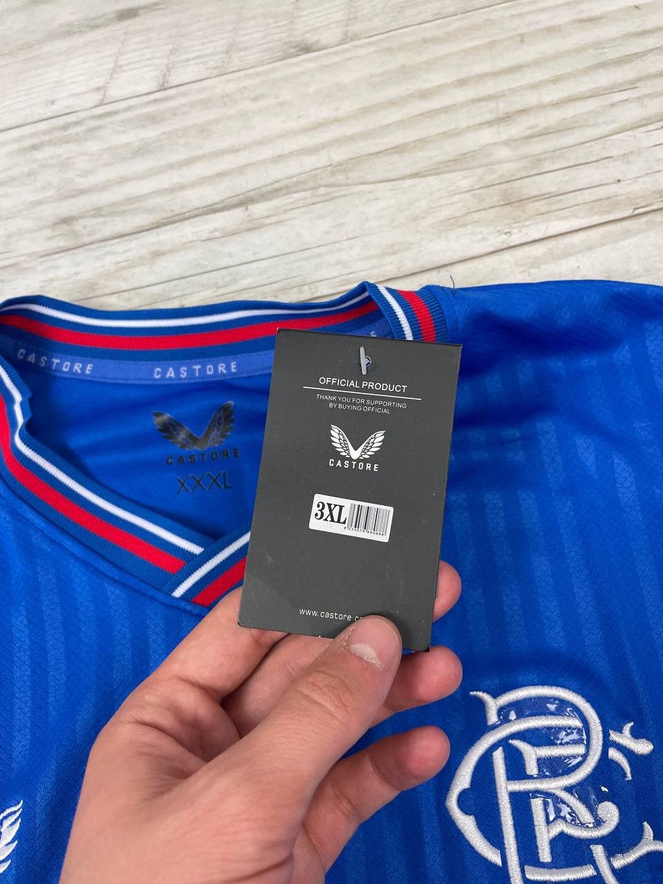 Castore NEW Castore Glasgow Rangers 2023 2024 Home Shirt Jersey Size US XXL / EU 58 / 5 - 10 Thumbnail