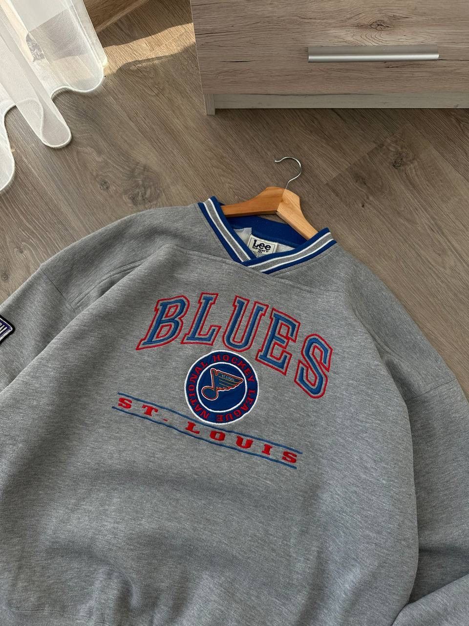 Japanese Brand × Vintage Vintage Blues St.Louis Gray Lee Sports Sweatshirt Size US L / EU 52-54 / 3 - 7 Thumbnail