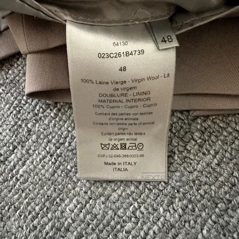 Dior Dior 23ss latest style oblique buckle khaki suit Size 48R - 5 Thumbnail