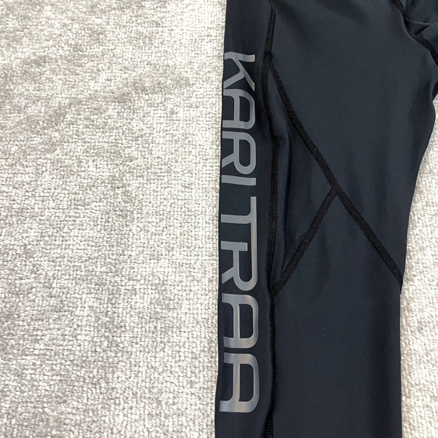 Lululemon KARI TRAA Leggings Women Small Black Ankle Zip Reflective Low Rise Waist Stretch Size 28" / US 6 / IT 42 - 6 Thumbnail