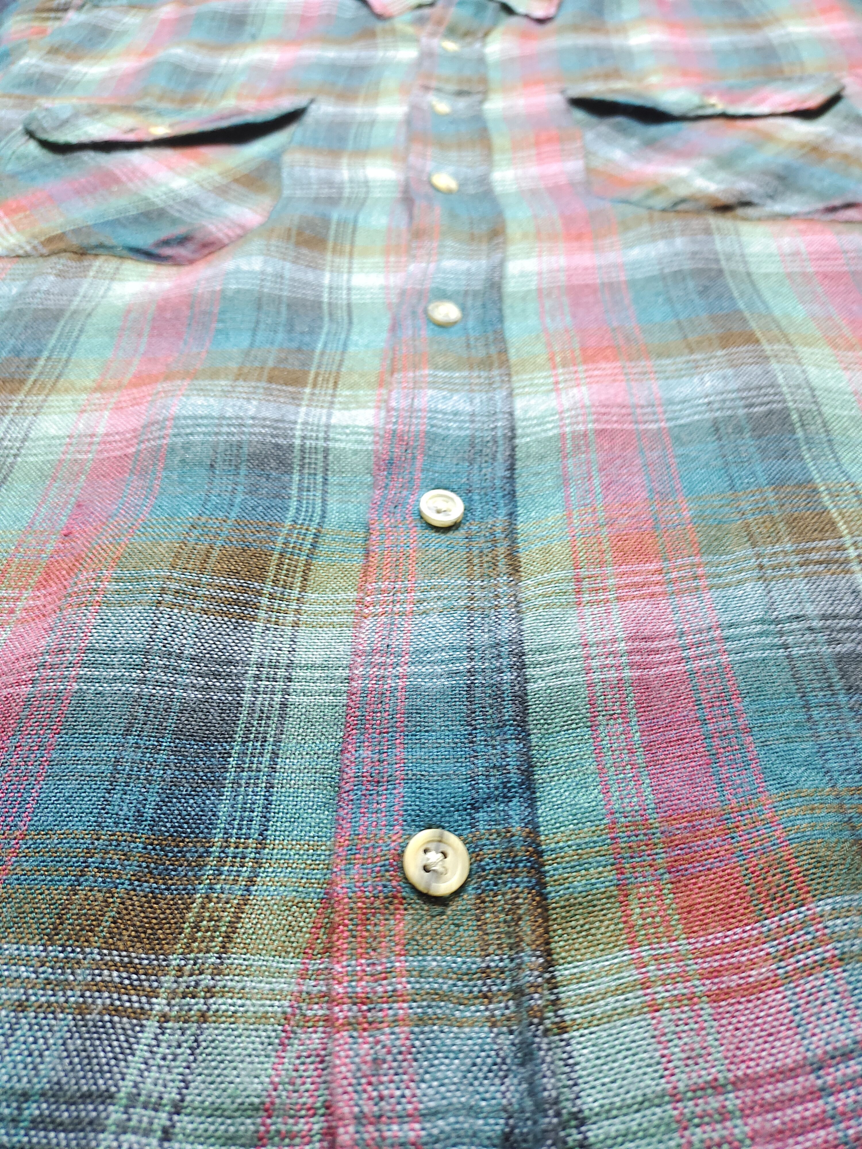 Northwest Territory × Vintage VINTAGE NORTHWEST TERRITORY FLANNEL CHECKERD L/S SHIRT Size US L / EU 52-54 / 3 - 6 Thumbnail