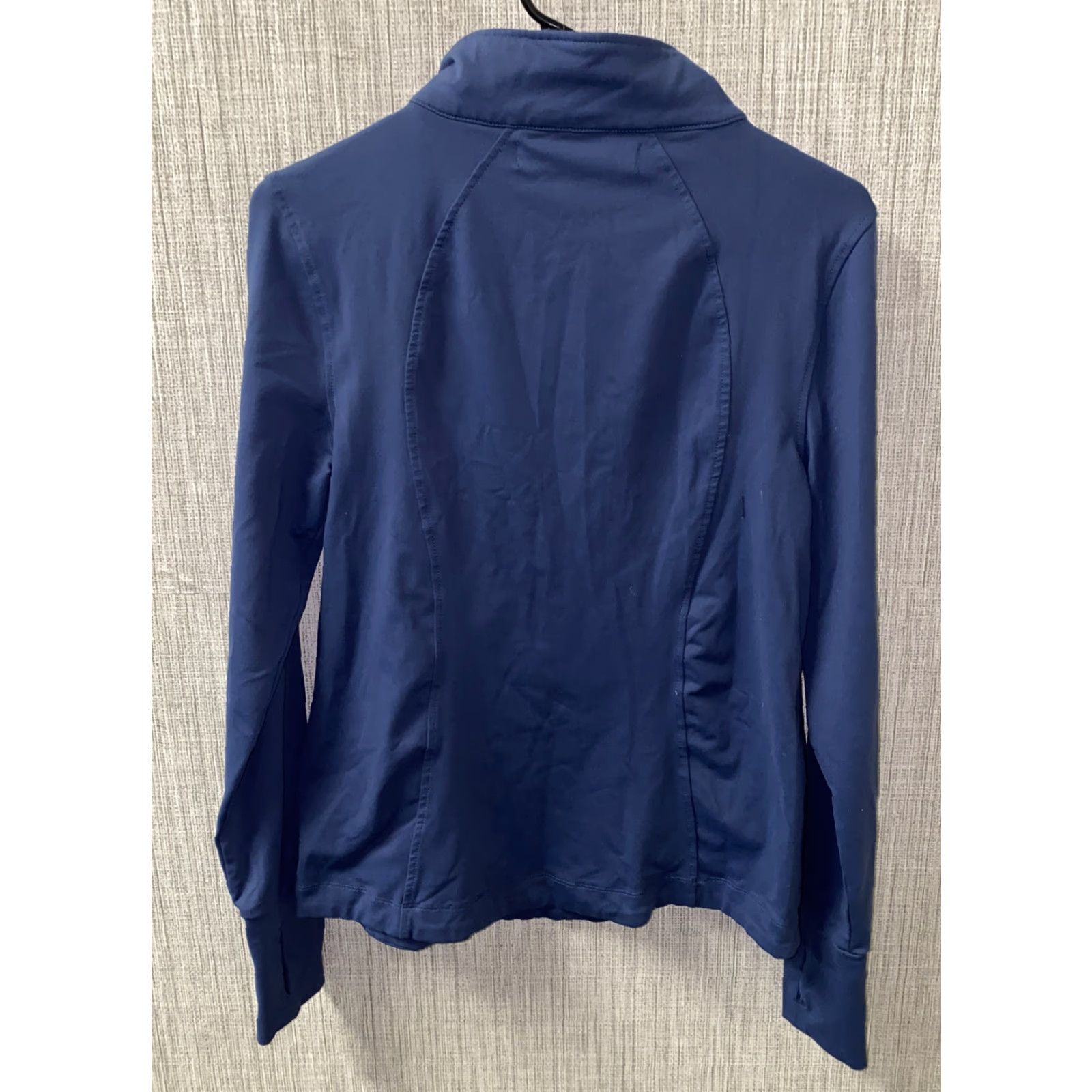 Vintage Heather Grey Women’s Blue 1/2 Zip Pullover Jacket Size M Casual Nylon Elastane Size M / US 6-8 / IT 42-44 - 5 Thumbnail