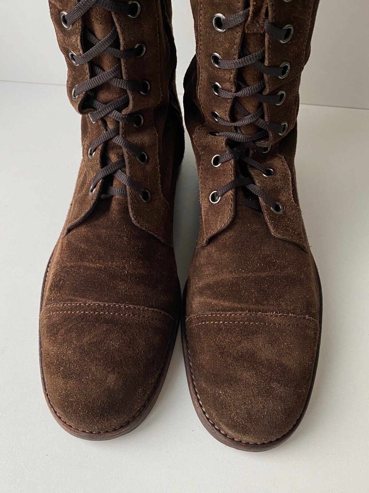 Santoni Santoni High Suede Brown Boots Size US 11 / IT 41 - 12 Thumbnail