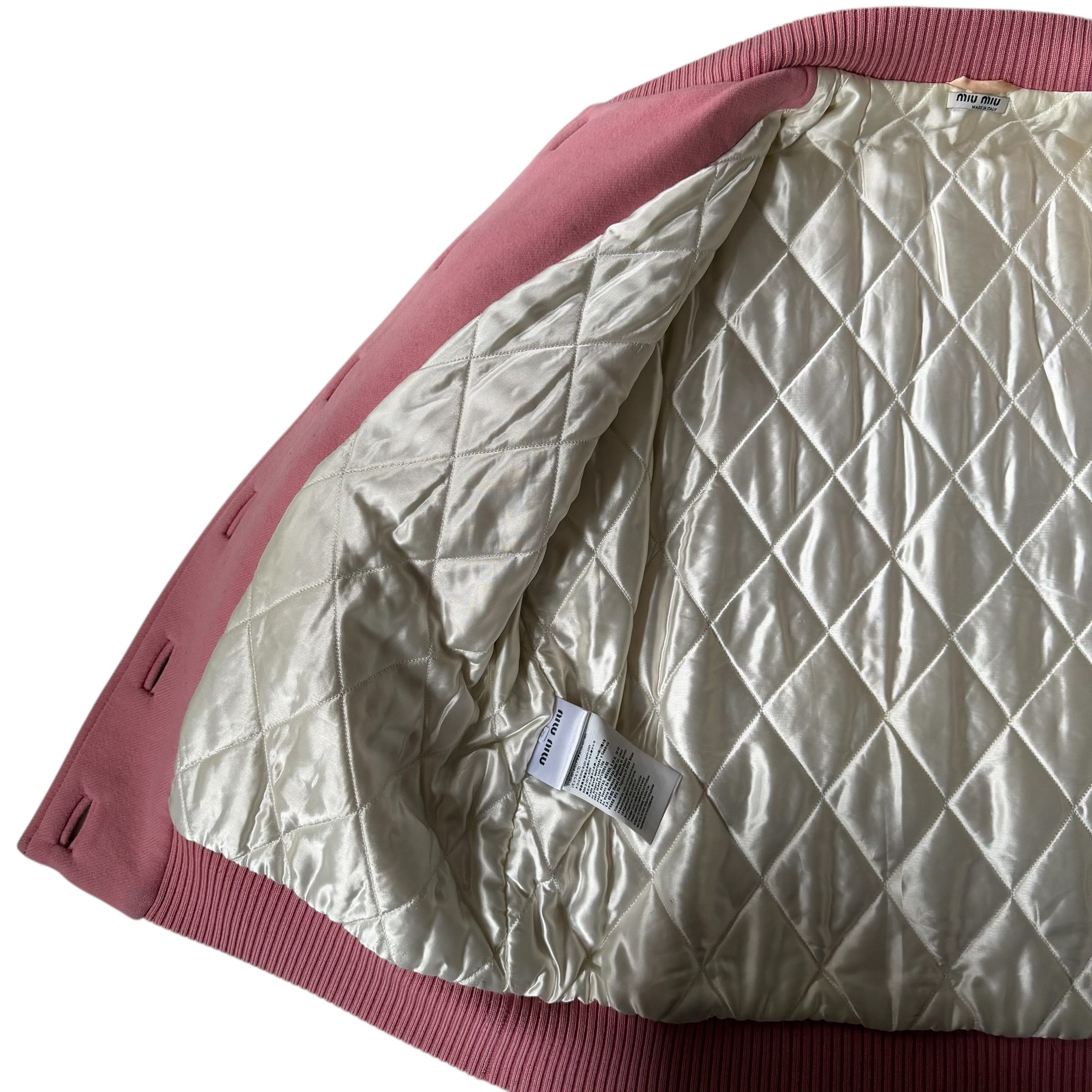 Miu Miu MIU MIU VARSITY JACKET Size M / US 6-8 / IT 42-44 - 7 Thumbnail