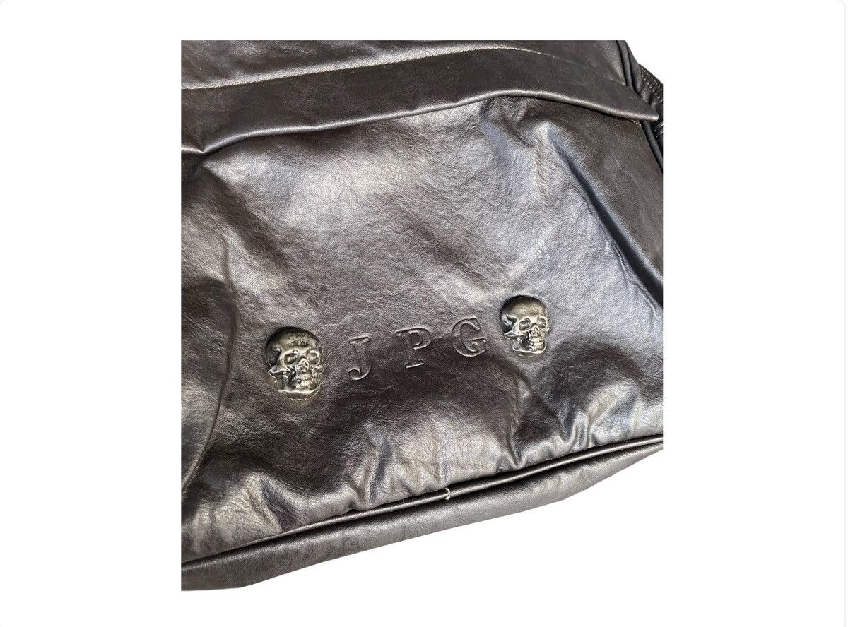 Jean Paul Gaultier Vintage Jean Paul Gaultier JPG Skull Brown Leather Handbag Size ONE SIZE - 4 Thumbnail