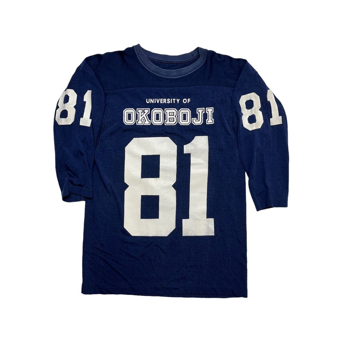 Vintage Vintage University of Okoboji durene Football Jersey Size US M / EU 48-50 / 2 - 1 Thumbnail