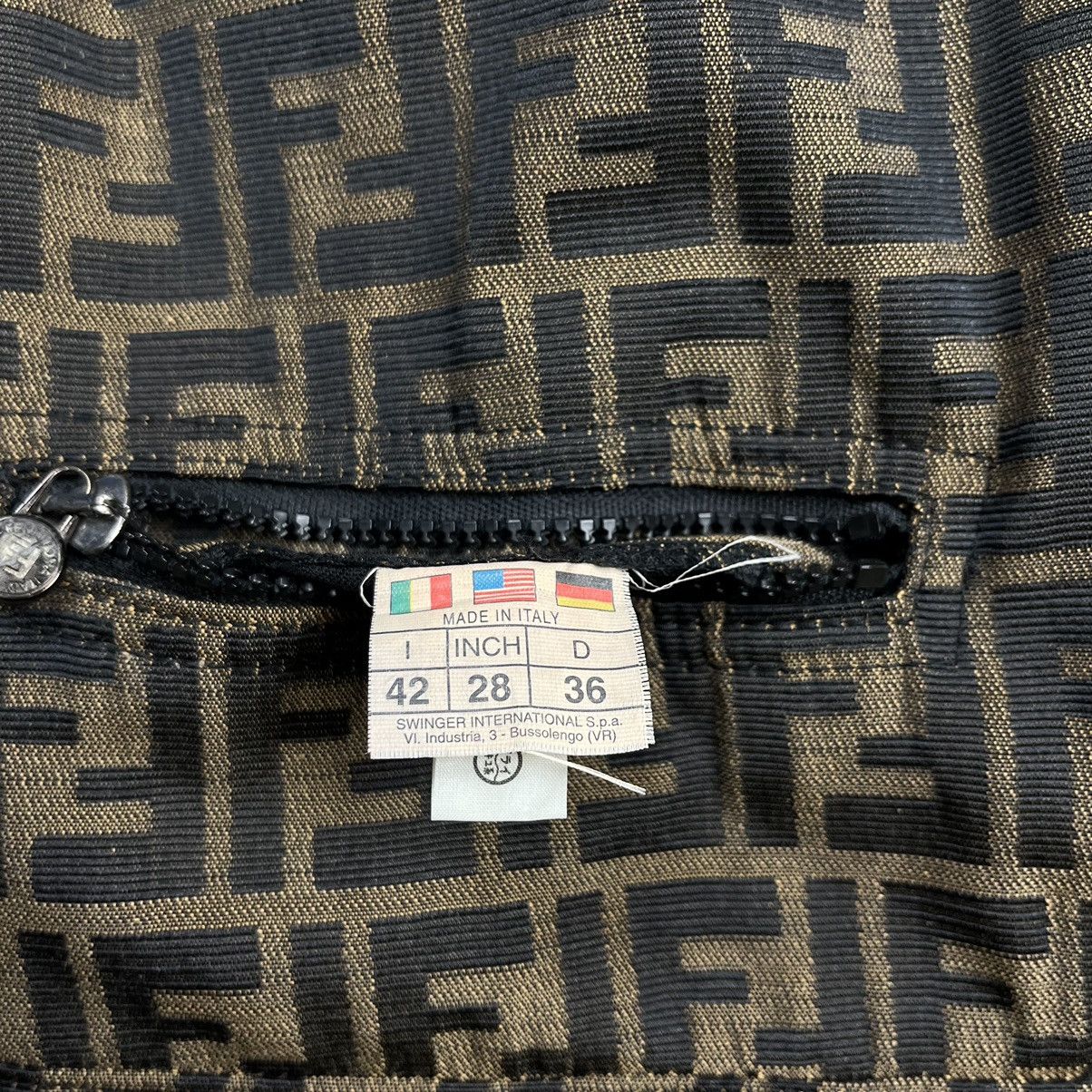 Fendi × Vintage VIntage 90s Fendi zucca reversible vest Size S / US 4 / IT 40 - 8 Thumbnail