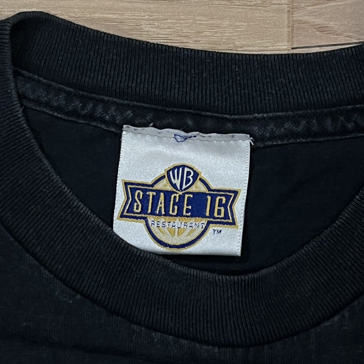 Warner Bros WB Stage 16 Restaurant Las Vegas Black T Shirt Medium Size US M / EU 48-50 / 2 - 2 Thumbnail