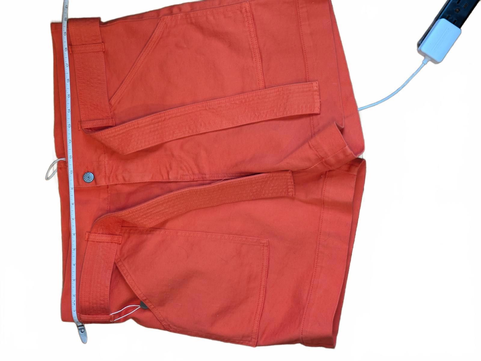 Parish Nation NWT P.A.R.O.S.H. Orange Denim Cabarex Shorts M 40 Parosh Size 32" / US 10 / IT 46 - 6 Thumbnail