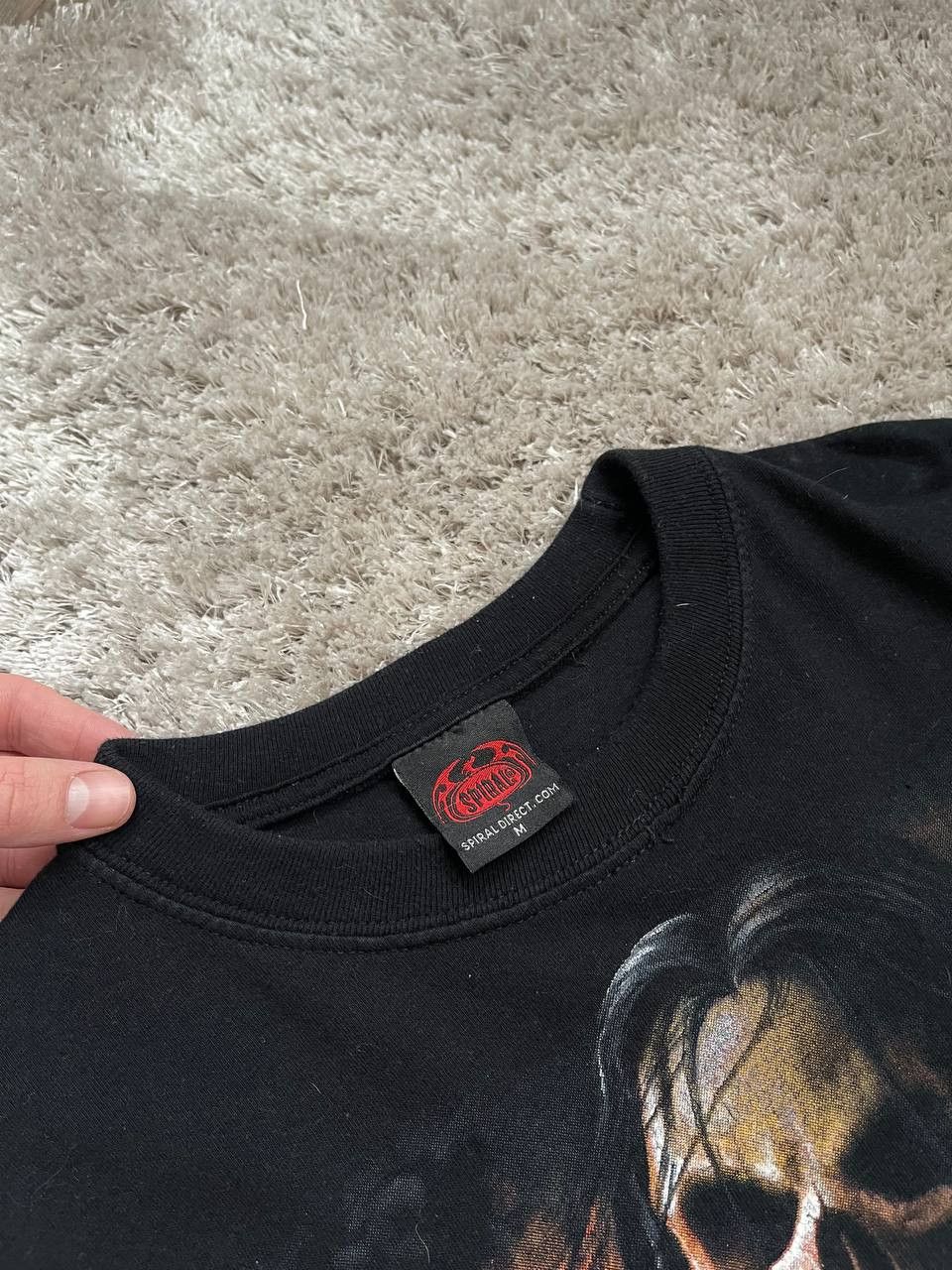 Band Tees × Rap Tees × Vintage Men’s Vintage 00s T-Shirt Spiral Ban Ass Hype Biker Tee💀 Size US M / EU 48-50 / 2 - 3 Thumbnail