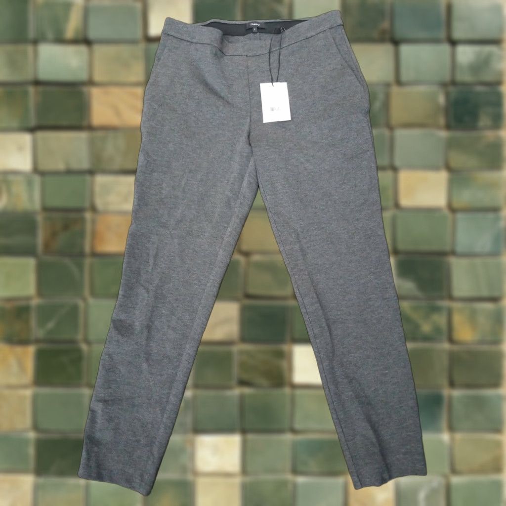 Theory Theory Thaniel K Fixture Ponte Pants Women Size 8 Gray Chino Pants Size 30" / US 8 / IT 44 - 1 Thumbnail