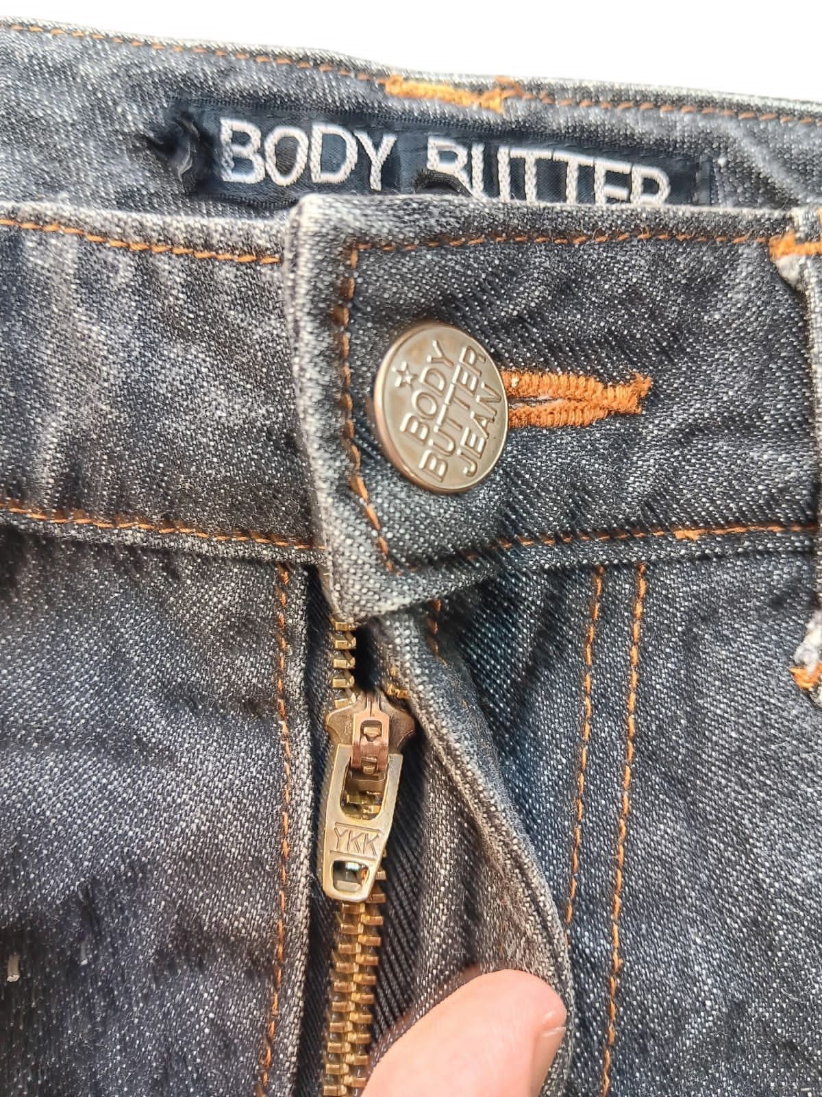 Japanese Brand Bodybutter recycle denim re build flared pants Size US 31 - 7 Thumbnail