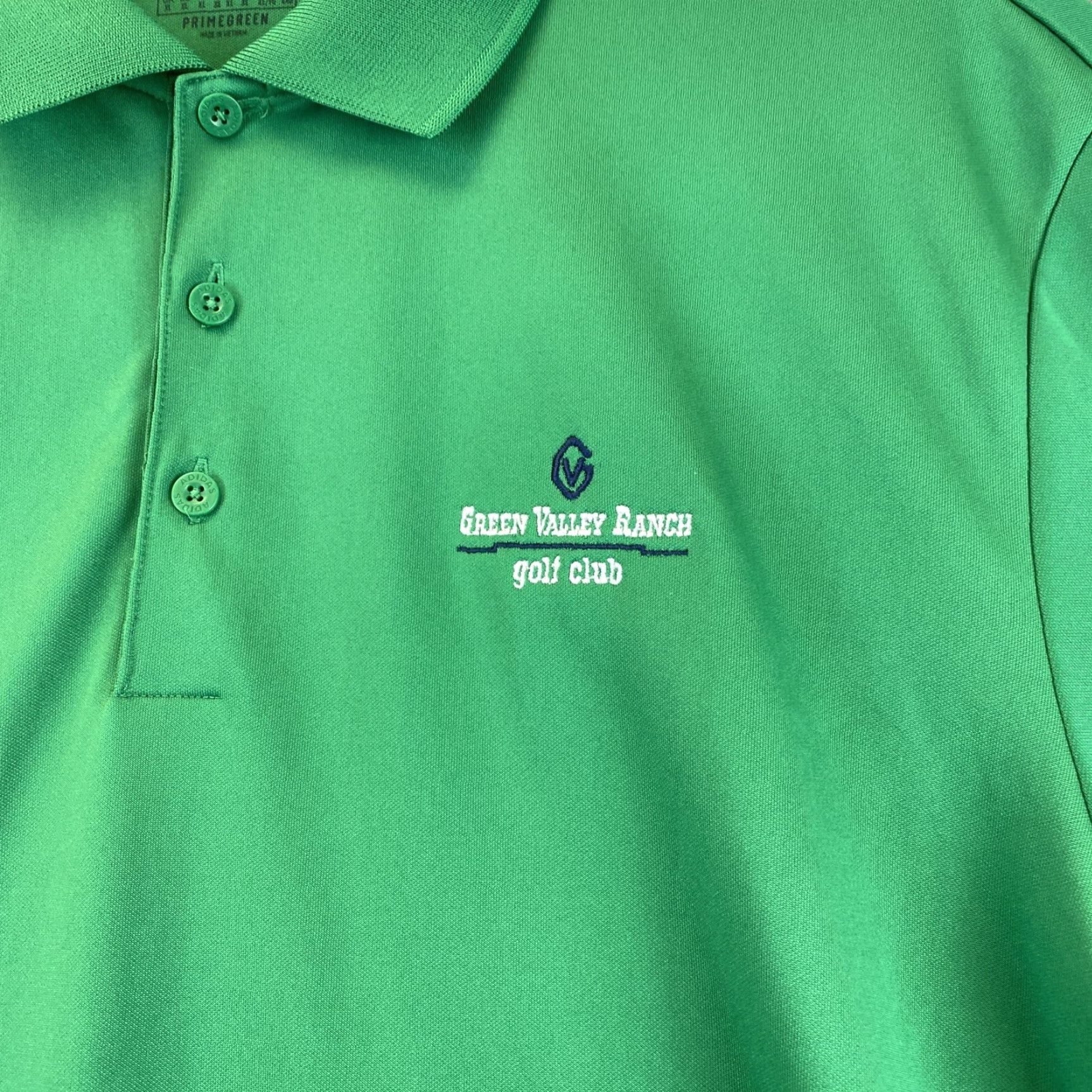 Adidas ADIDAS Golf Polo Shirt XL Green Short Sleeve Sports Mens Size US XL / EU 56 / 4 - 2 Thumbnail