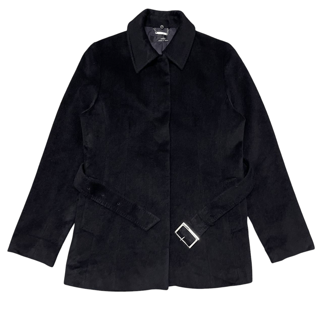 Yohji Yamamoto Ined Yohji Yamamoto x Angora Wool Coat with Belt Size S / US 4 / IT 40 - 1 Thumbnail