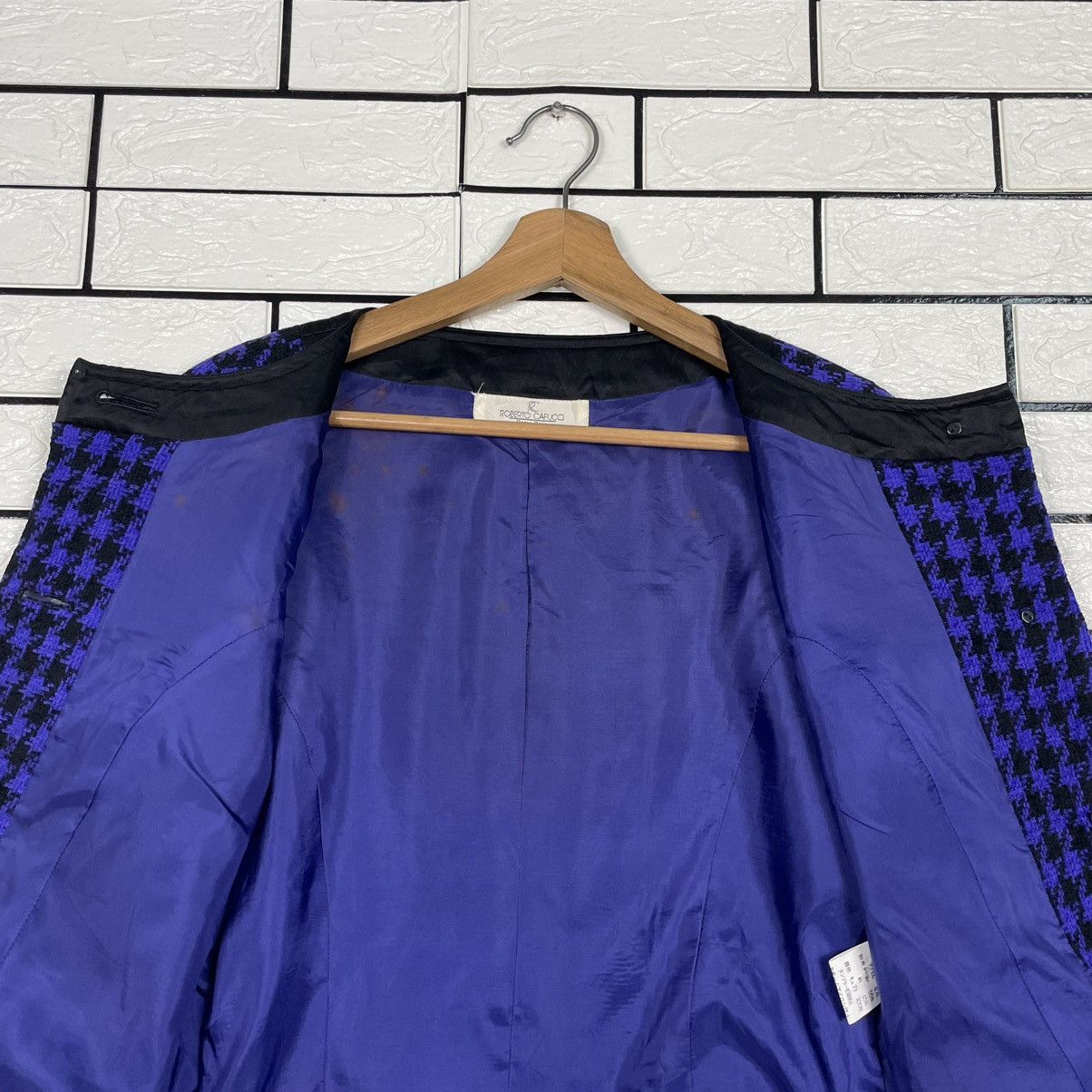 Other Roberto Capucci Plaid Purple Crop Jacket Size S / US 4 / IT 40 - 12 Thumbnail