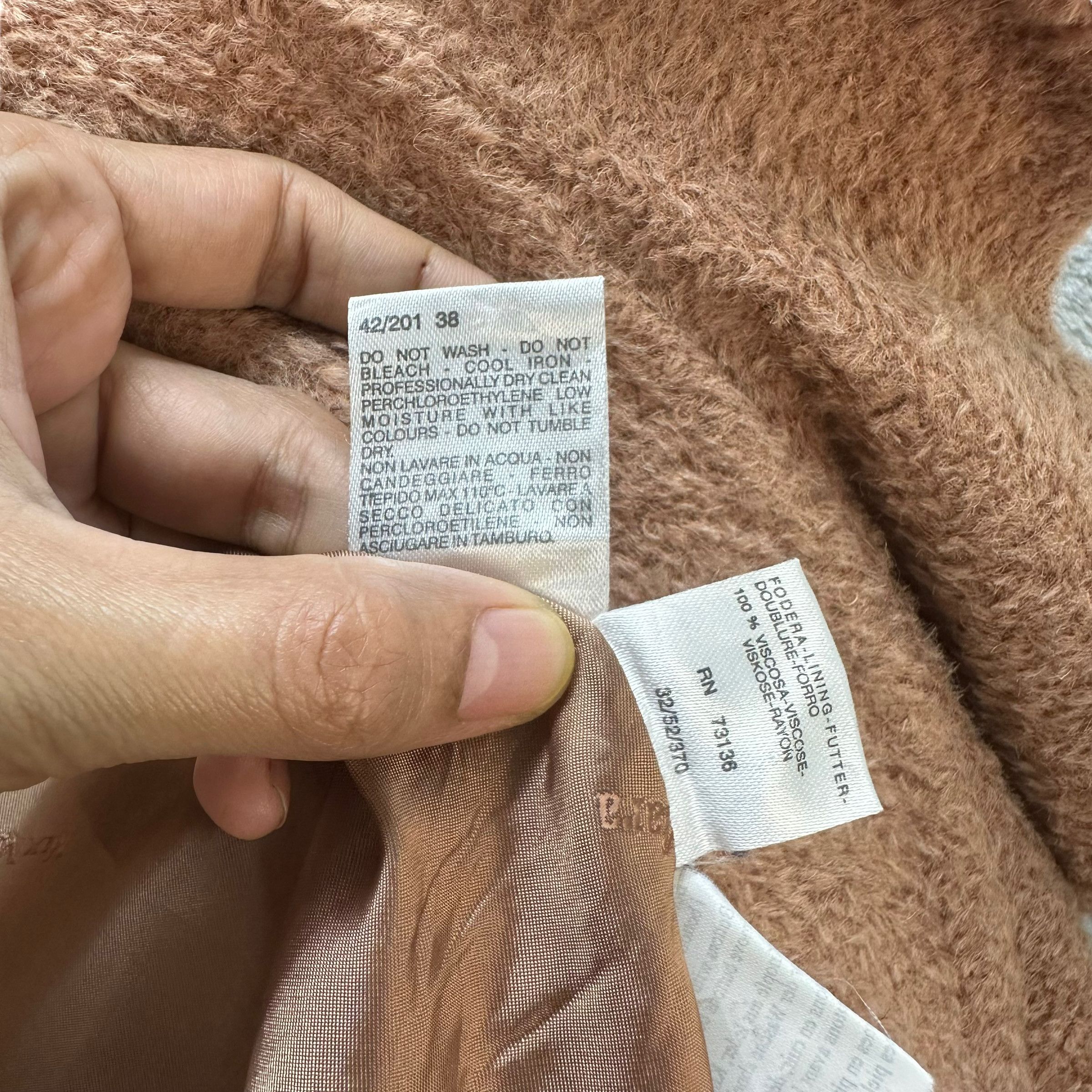 Max Mara MAX MARA Asymmertrical Coat Jacket #8593-016 Size S / US 4 / IT 40 - 9 Thumbnail