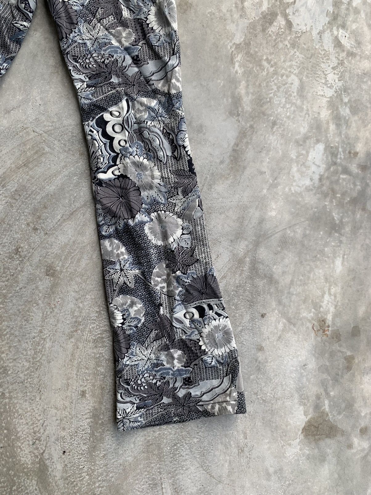 Hysteric Glamour × Japanese Brand × Vintage Women Denim Flower Full Print By Designer Size 28" / US 6 / IT 42 - 20 Thumbnail