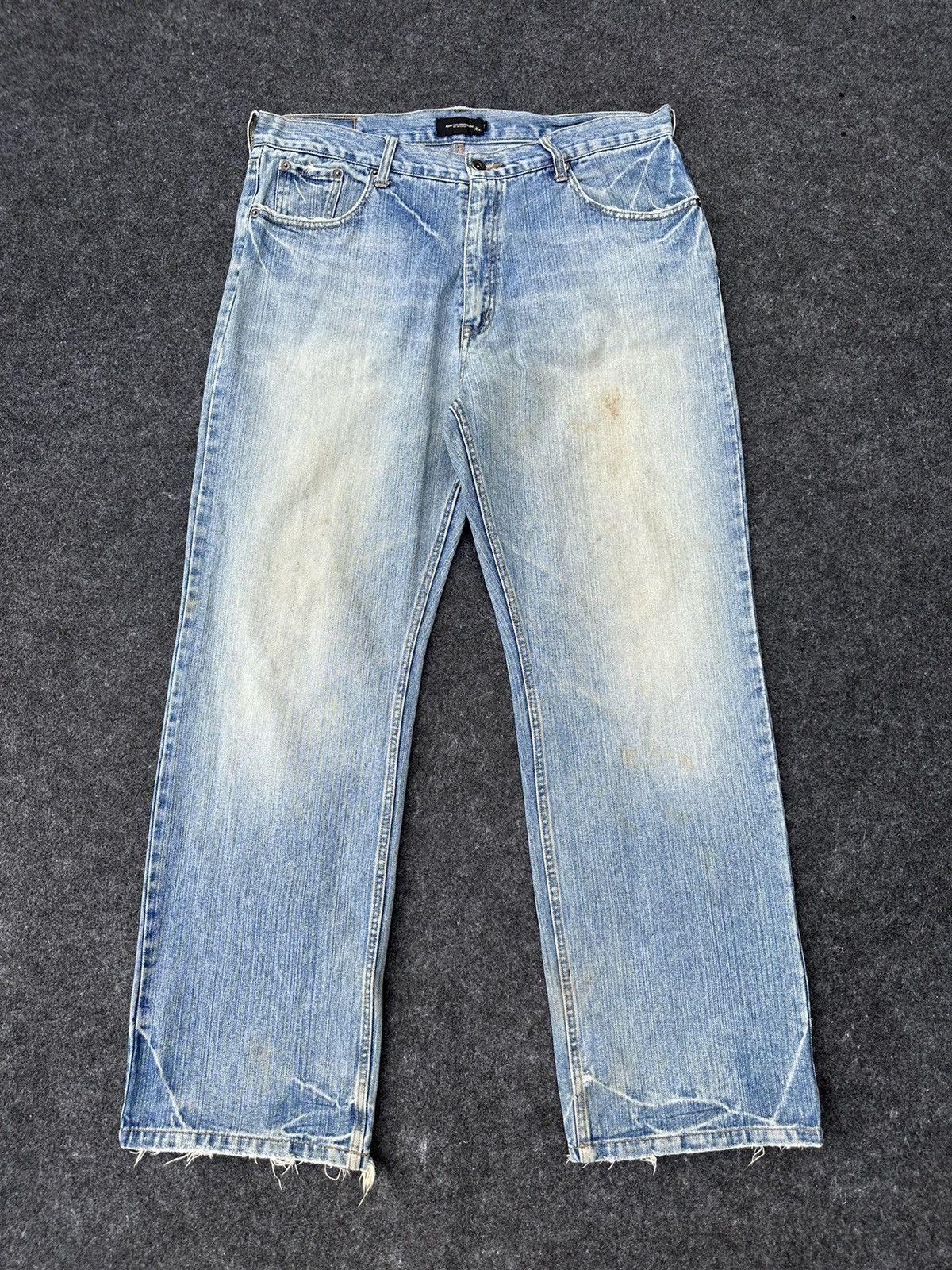 JNCO Sale 🔥 Asian Can Controlez Baggy Dirty Distressed Denim D41 Size US 36 / EU 52 - 1 Thumbnail