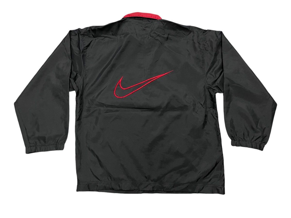 Nike × Vintage 90s NIKE EMBROIDERED LOGO HALF ZIPPER JACKET Size US L / EU 52-54 / 3 - 1 Thumbnail