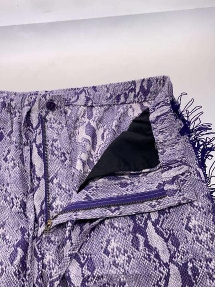 Needles Needles Fringe String Easy Pants Rayon Purple Size US 32 / EU 48 - 3 Thumbnail