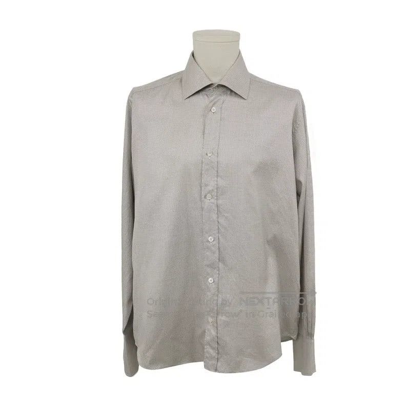 Hermes Hermes size 42 Pure Cotton Checkered Shirt Size US M / EU 48-50 / 2 - 1 Thumbnail