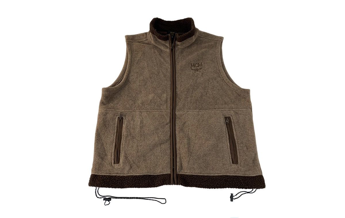 MCM Hype 90s MCM Legere Fleece Sherpa Inner Sweater Vest Zipper Size US M / EU 48-50 / 2 - 1 Thumbnail
