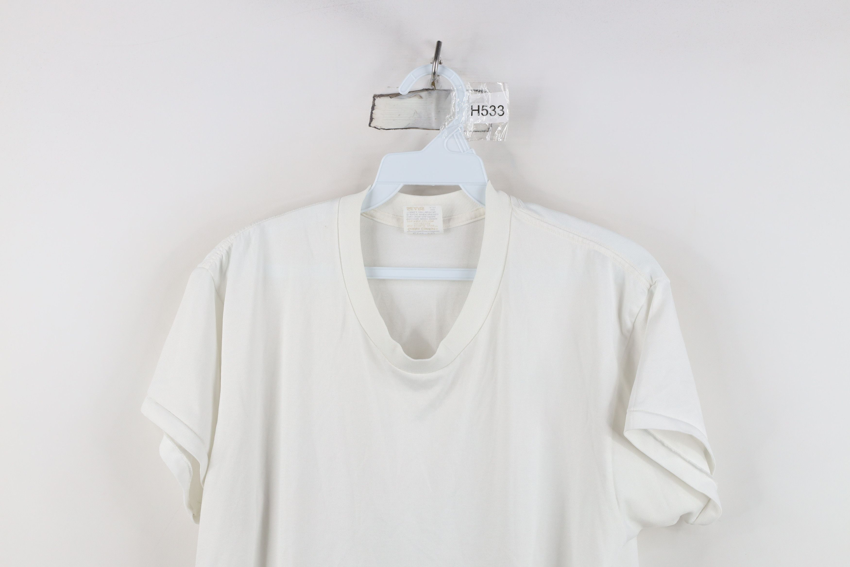 Vintage Vintage 70s Streetwear Short Sleeve T-Shirt White USA Size US L / EU 52-54 / 3 - 2 Thumbnail