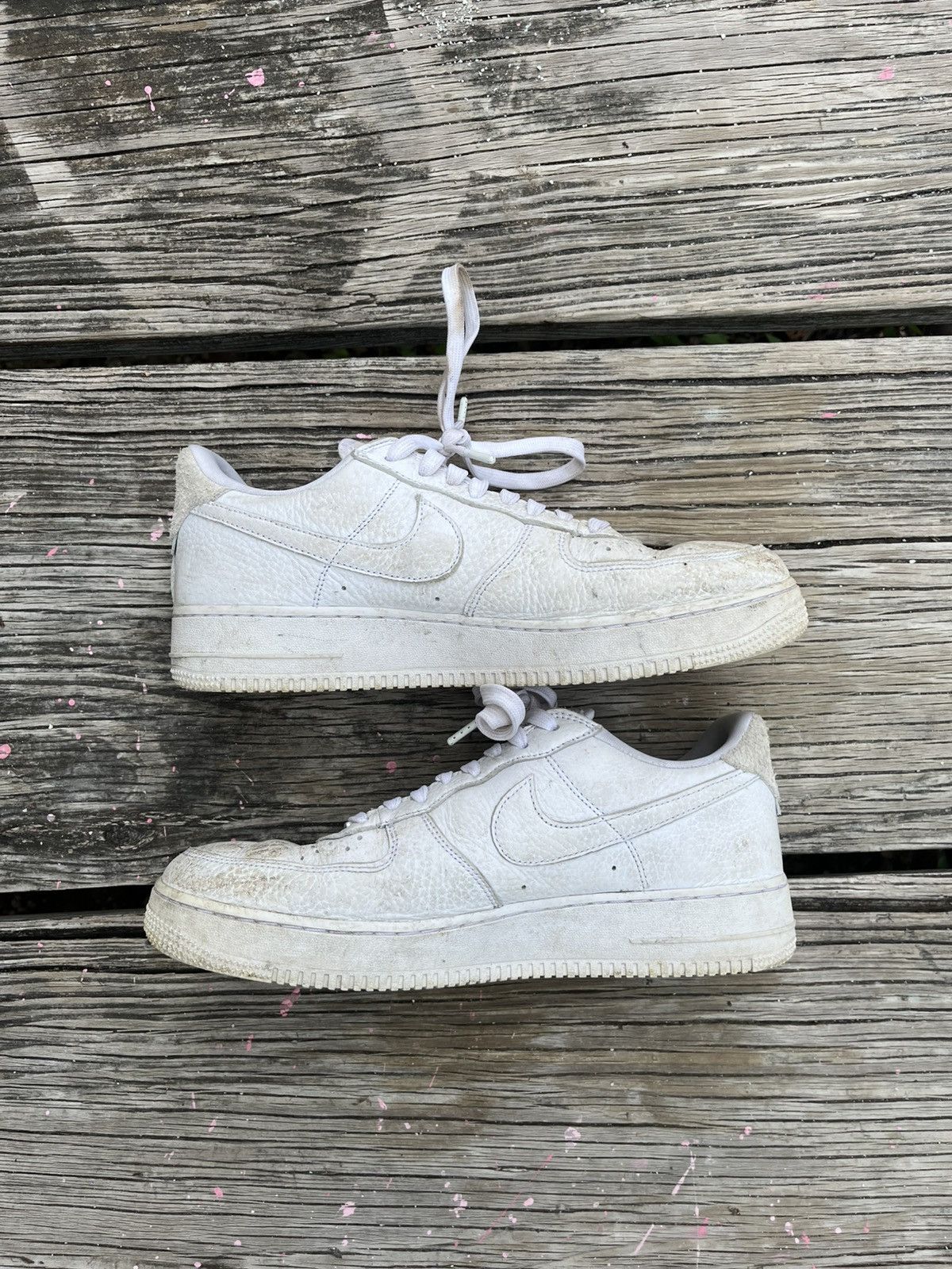 Nike White Nike Air Force 1 Size US 11 / EU 44 - 2 Thumbnail